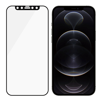 Screen protector with PANZERGLASS Case Friendly Anti-Glare frame for iPhone 12/12 Pro