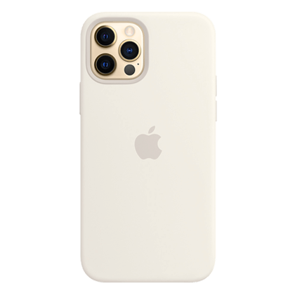  Silicone case with MagSafe APPLE iPhone 12 / Pro White