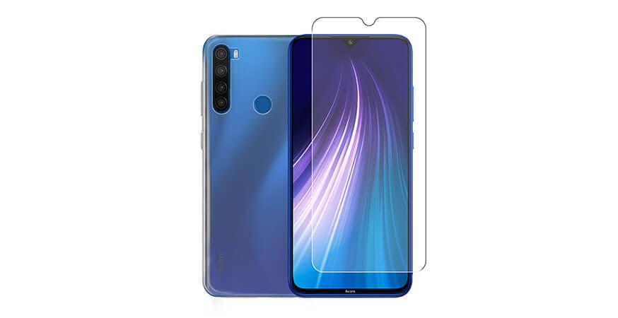  Transparent case + COSY screen protector glass for XIAOMI Redmi Note 8