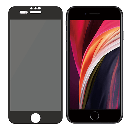 Screen protector with frame PANZERGLASS Case Friendly CamSlider Dual Privacy Fashion Edition for iPhone 7/8 / SE 2020