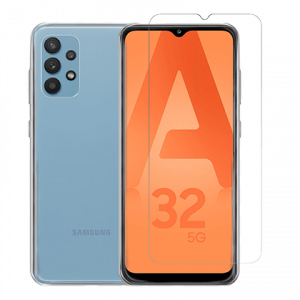 Διάφανη Θήκη + Γυαλί Προστασίας Οθόνης COSY για SAMSUNG Galaxy A32 5G