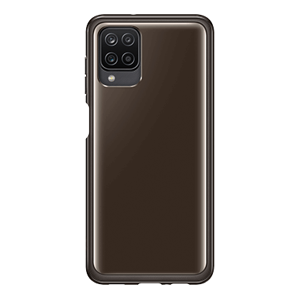  Case Soft Clear Cover SAMSUNG Galaxy A12 Black