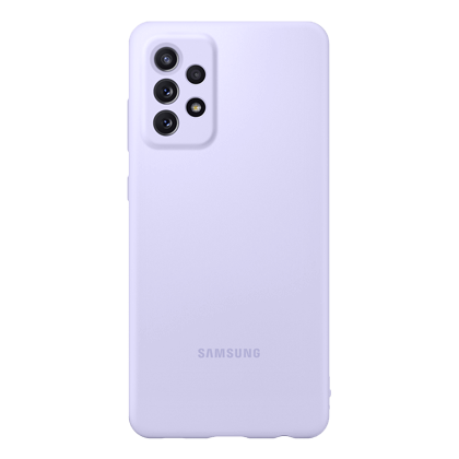 silicone case SAMSUNG Galaxy A72 violet