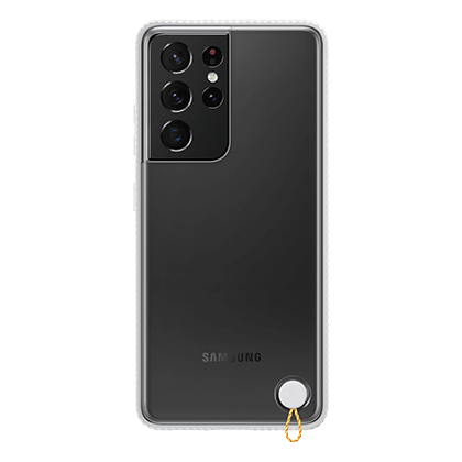  Case Clear Protective Cover SAMSUNG Galaxy S21 Ultra White