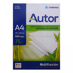 Χαρτί Φωτοτυπικού LEDESMA Autor A4 500 Φύλλα 75gr