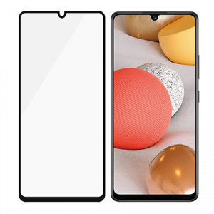 Γυαλί προστασίας οθόνης με πλαίσιο PANZERGLASS Case Friendly Antibacterial για το SAMSUNG Galaxy A42 5G