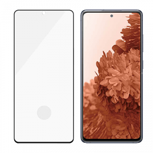 Γυαλί προστασίας οθόνης με πλαίσιο PANZERGLASS Case Friendly Antibacterial για τo SAMSUNG Galaxy S21+