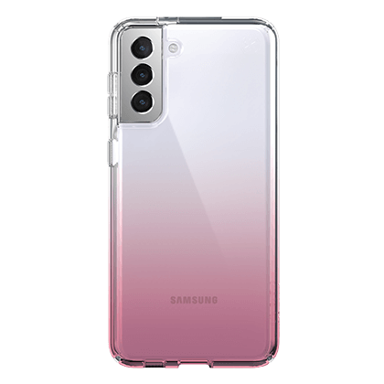 SPECK Presidio Perfect-Clear Ombre Case for SAMSUNG Galaxy S21 + Pink