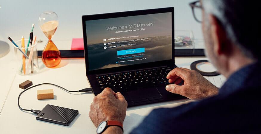 Hard Drive WESTERN DIGITAL My Passport 5TB HDD Exterior Black