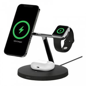 Ασύρματος Φορτιστής BELKIN Boost Charge 3 σε 1 με MagSafe 15W