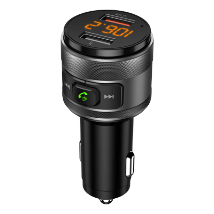 AKAI Dual 3.4A Car Charger with Bluetooth FM Transmitter