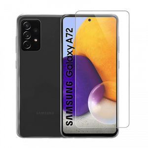 Διάφανη Θήκη + Γυαλί Προστασίας Οθόνης COSY για SAMSUNG Galaxy A72