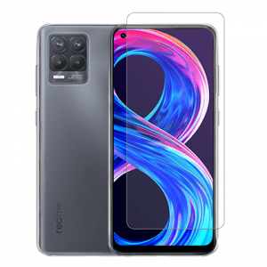 Διάφανη Θήκη + Γυαλί Προστασίας Οθόνης COSY για Realme 8/ 8 Pro