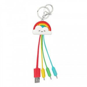 Καλώδιο LEGAMI Link Up Rainbow USB σε USB Type-C/ Micro-USB/ Lightning