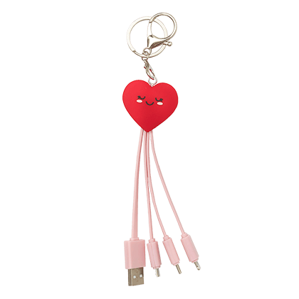 cable LEGAMI Link Up Heart USB to USB Type-C/ Micro-USB/ Lightning