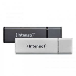 Μνήμη USB 2.0 INTENSO Alu Line 32GB (2 Τεμάχια)