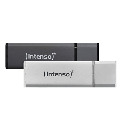 USB 2.0 INTENSO Alu Line Memory 32GB (2 Pieces)