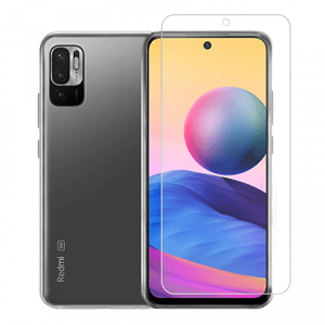 Διάφανη Θήκη + Γυαλί Προστασίας Οθόνης COSY για XIAOMI Redmi Note 10 5G/ Poco M3 Pro