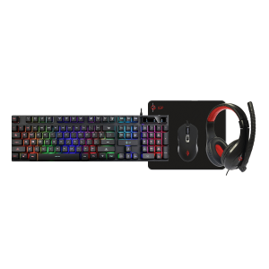 LGP σετ gaming 4 σε 1 πληκτρολόγιο/ headset/ ποντίκι/ mousepad