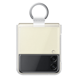 Διάφανη Θήκη Σιλικόνης SAMSUNG Galaxy Z Flip 3 με Δαχτυλίδι Λαβής