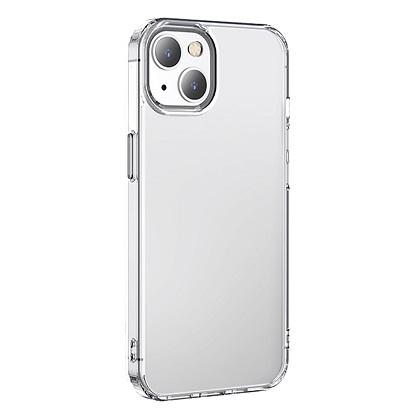 Transparent Acrylic Case + COZY Screen Protector Glass for iPhone 13