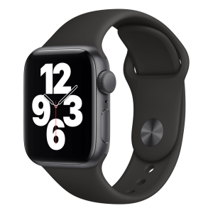 APPLE Watch SE GPS 40mm Space Grey Aluminium με Sport Band Black