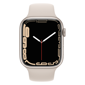 APPLE Watch Series 7 45mm Aluminum Starlight Sport Band