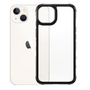Ημιδιάφανη Θήκη PANZERGLASS Silver Bullet Case Antibacterial Black Edition για iPhone 13