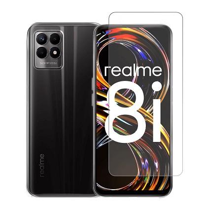 Transparent Case + COSY Screen Protector Glass for Realme 8i