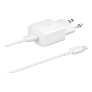 Φορτιστής Ταξιδίου SAMSUNG + Καλώδιο USB Type-C σε USB Type-C 15W