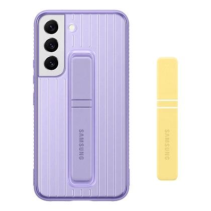 Protective Standing Cover Case SAMSUNG Galaxy S22 with 2 Straps