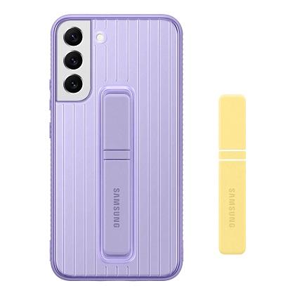 Protective Standing Cover Case SAMSUNG Galaxy S22 + with 2 Straps