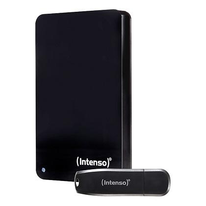 External Hard Disk HDD INTENSO 2.5 USB 3.0 1TB + USB 2.0 USB memory