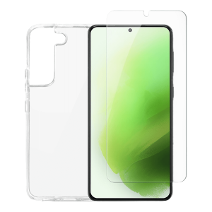 Διάφανη Θήκη + Γυαλί Προστασίας Οθόνης COSY για SAMSUNG Galaxy S22