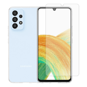 Διάφανη Θήκη + Γυαλί Προστασίας Οθόνης COSY για SAMSUNG Galaxy A33 5G