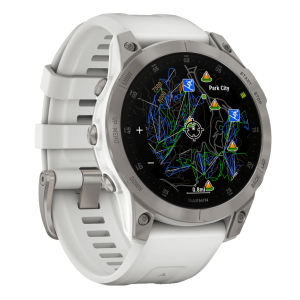 GARMIN epix Sapphire Titanium Carrera White