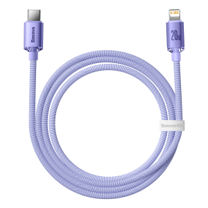 Καλώδιο BASEUS Crystal Shine USB Type-C σε Lightning 20W 1.2 Μέτρα