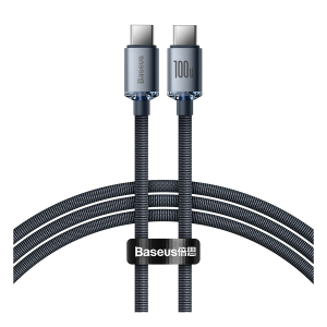 Καλώδιο BASEUS Crystal Shine USB Type-C σε USB Type-C 100W 1.2 Μέτρα