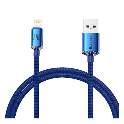 cable BASEUS Crystal Shine USB-A to Lightning 2.4A 