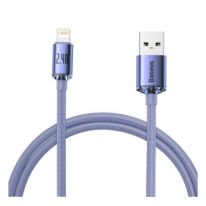 cable BASEUS Crystal Shine USB-A to Lightning 2.4A