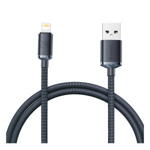 Καλώδιο BASEUS Crystal Shine USB-A σε Lightning 2.4A 1.2 Μέτρα