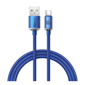 Καλώδιο BASEUS Crystal Shine USB-Α σε USB Type-C 100W 1.2 Μέτρα