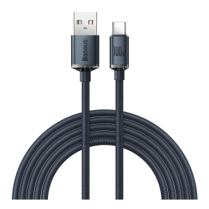 Καλώδιο BASEUS Crystal Shine USB-Α σε USB Type-C 100W 2 Μέτρα