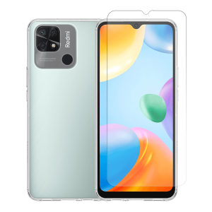 Διάφανη Θήκη + Γυαλί Προστασίας Οθόνης COSY για XIAOMI Redmi 10C