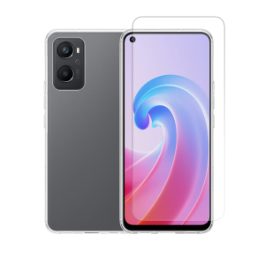 Διάφανη Θήκη + Γυαλί Προστασίας Οθόνης COSY για OPPO A96