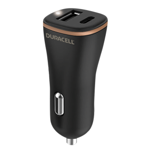 Φορτιστής Αυτοκινήτου DURACELL Dual PD 30W