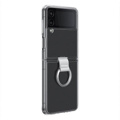 Clear Silicone Case SAMSUNG Galaxy Z Flip 3 with Grip Ring
