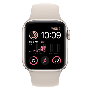 APPLE Watch SE GPS 40mm Starlight Aluminium Case με Starlight Sport Band Smartwatch