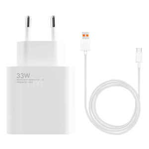 Φορτιστής Ταξιδίου XIAOMI 33W + Καλώδιο USB Type-Α σε USB Type-C