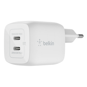 Φορτιστής Ταξιδίου BELKIN Boost Charge Dual USB-C με PPS 45W
